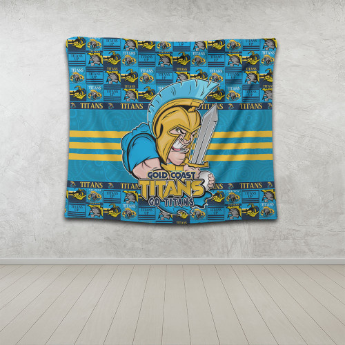 Gold Coast Titans Tapestry Champion’s Pride Comic Style